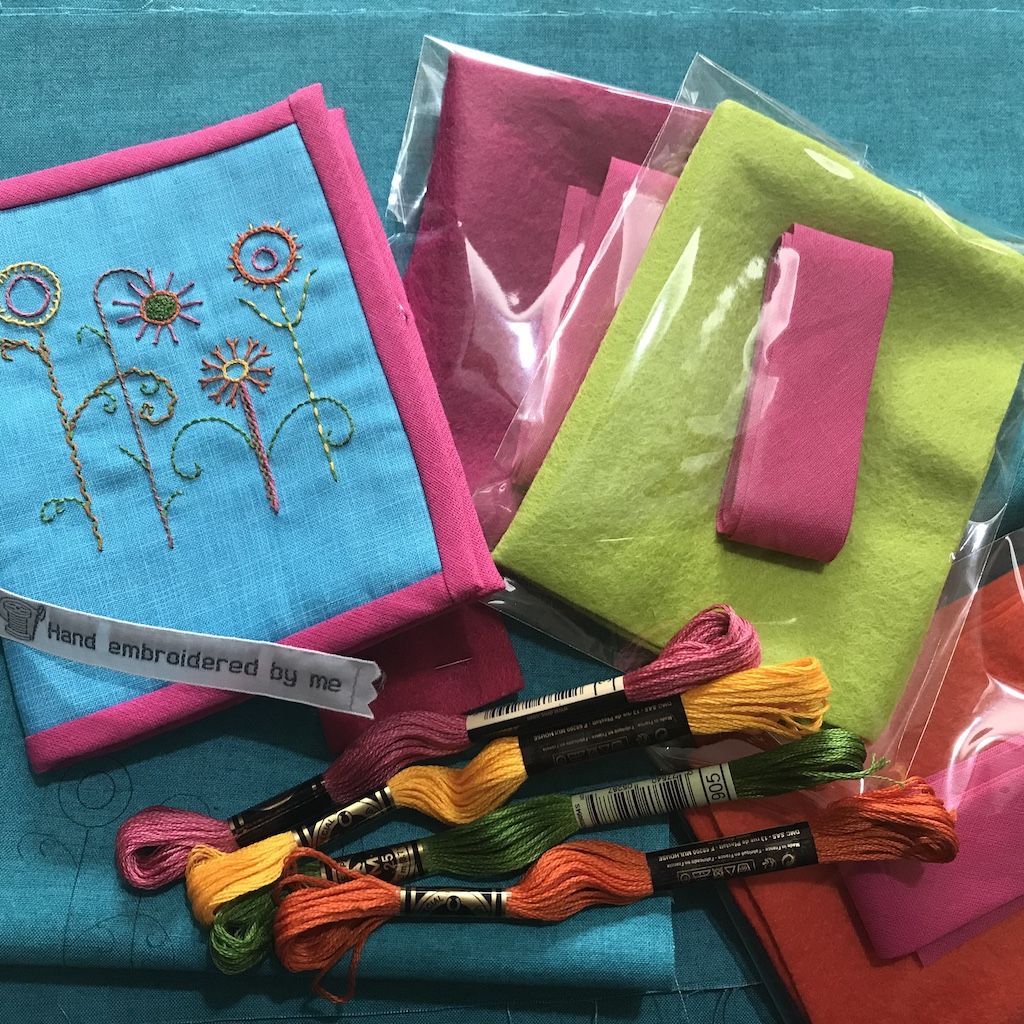 Introduction to Hand Embroidery - create your own needle-case using surface stitch
